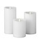 Classic Motion Flameless Candle 3pc Set -5x7, 5x9, 5x11 White
